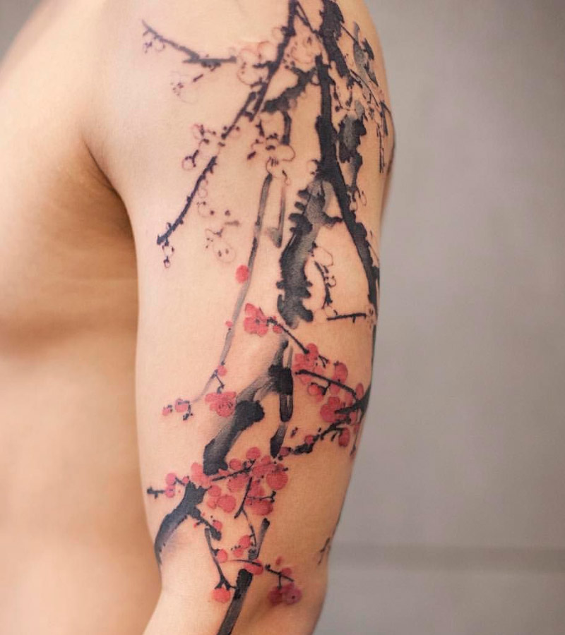 El significado de los tatuajes de flor de cerezo es tan hermoso que querrás  hacerte uno, Estilo de Vida Belleza