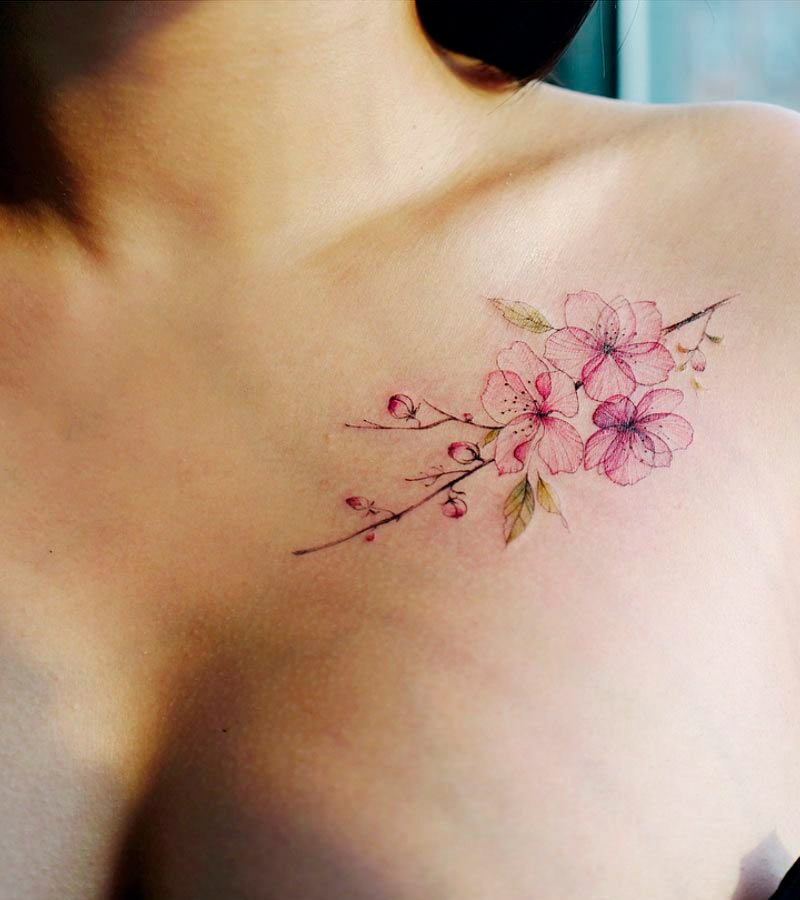 El significado de los tatuajes de flor de cerezo es tan hermoso que querrás  hacerte uno, Estilo de Vida Belleza