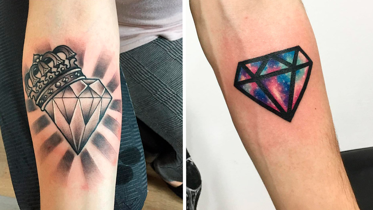 Tatuajes de diamantes: 💎 Significado +100 imágenes ✓ - Rey Tatuaje